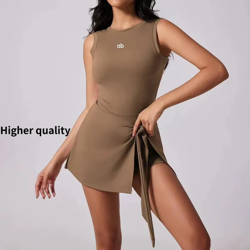 Vestido de Tenis para Mujer con Shorts Integrados, Vestid...