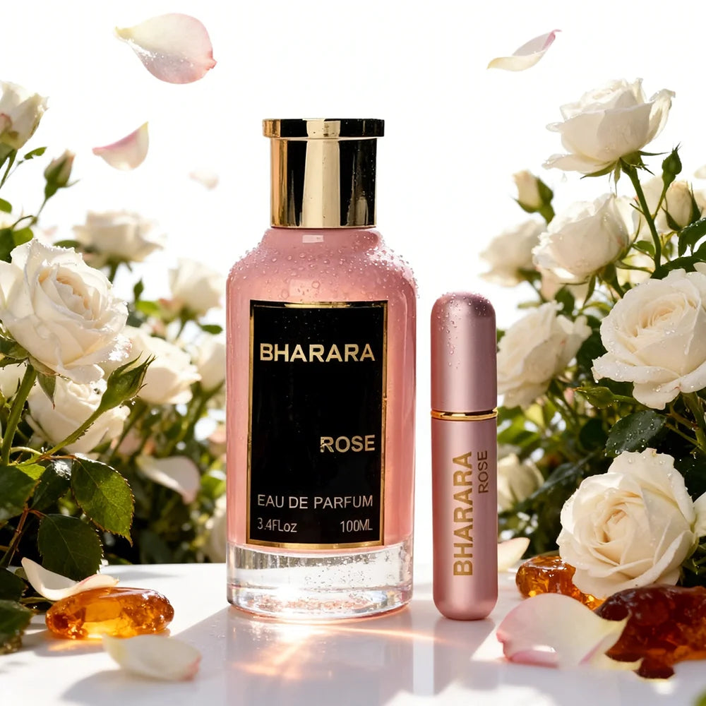 Bharara Rose Eau de Parfum para Mujer 100ml, Aroma Floral...