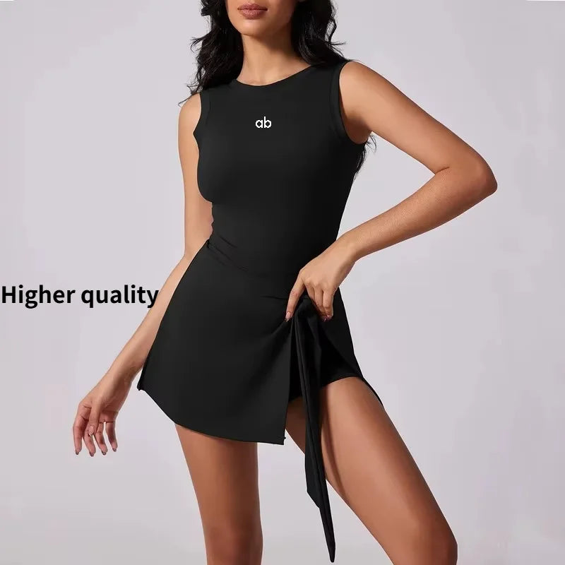 Vestido de Tenis para Mujer con Shorts Integrados, Vestid...