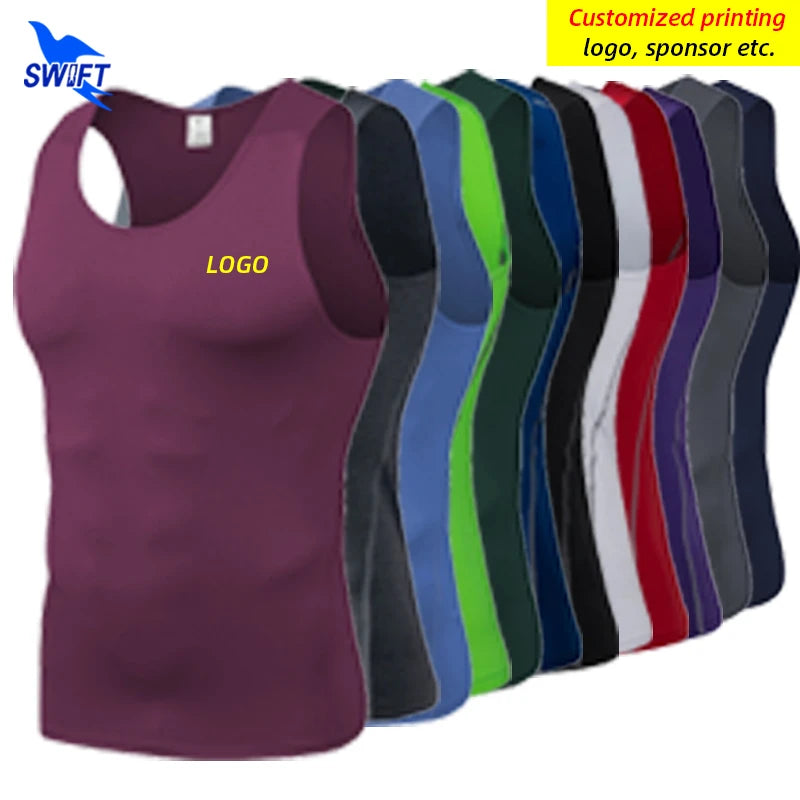 Camiseta sin mangas de compresión de secado rápido para c...