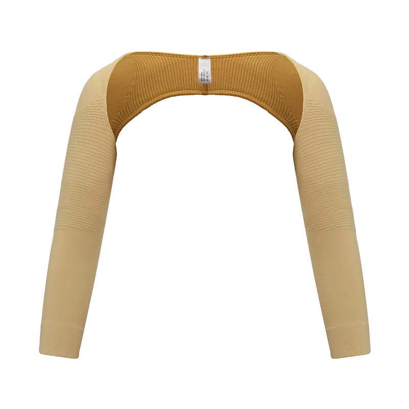 Slimming arm shaper for women by Corporación Turística, seamless underwear designed to shape and contour the arms.