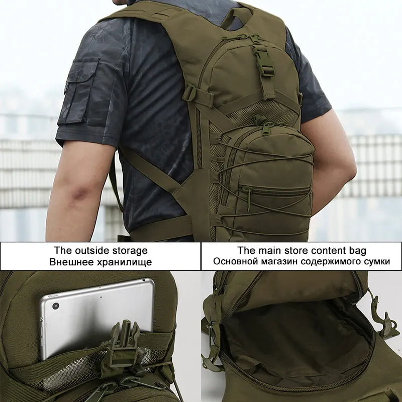 Mochila táctica Molle de 15L, mochilas para bicicleta, de...