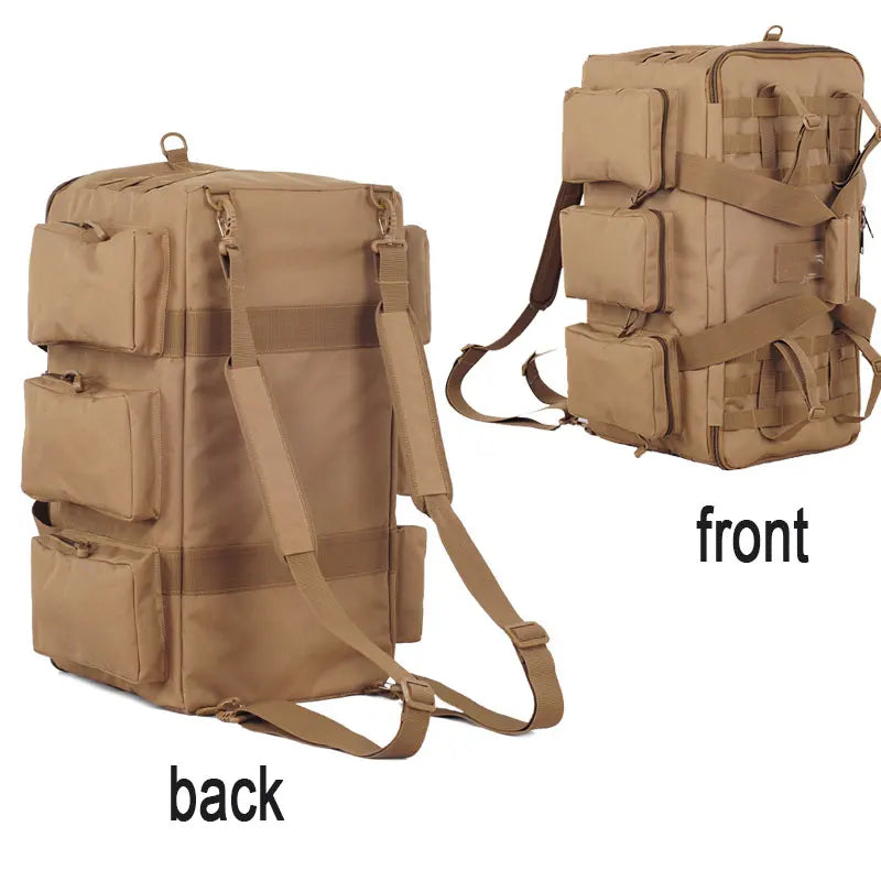 Bolsa de lona para equipaje de 55L, mochila para acampar,...