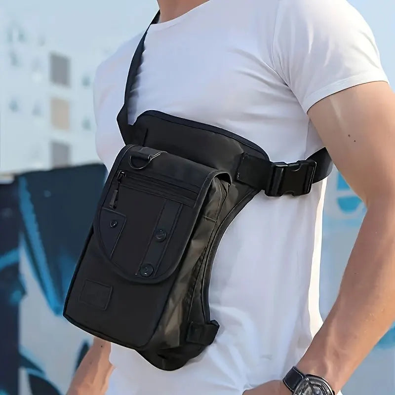 Riñonera para hombre, bolsa para pierna, cinturón de util...