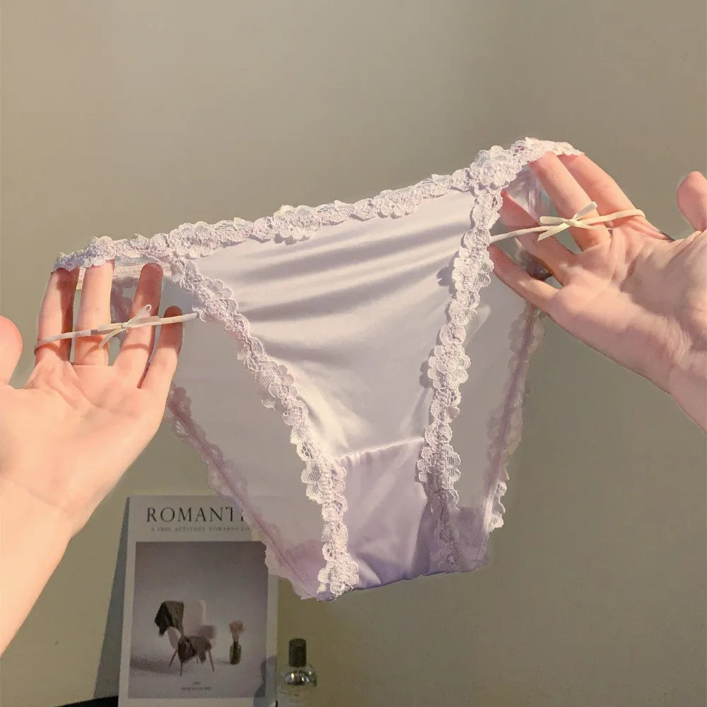 Elegant lace panties from Corporación Turística featuring a delicate, feminine design with intricate cutouts and fine detailing.
