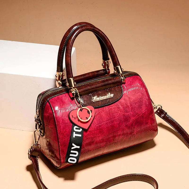 Bolso de hombro de diseño de lujo para mujer, Bolso de ma...