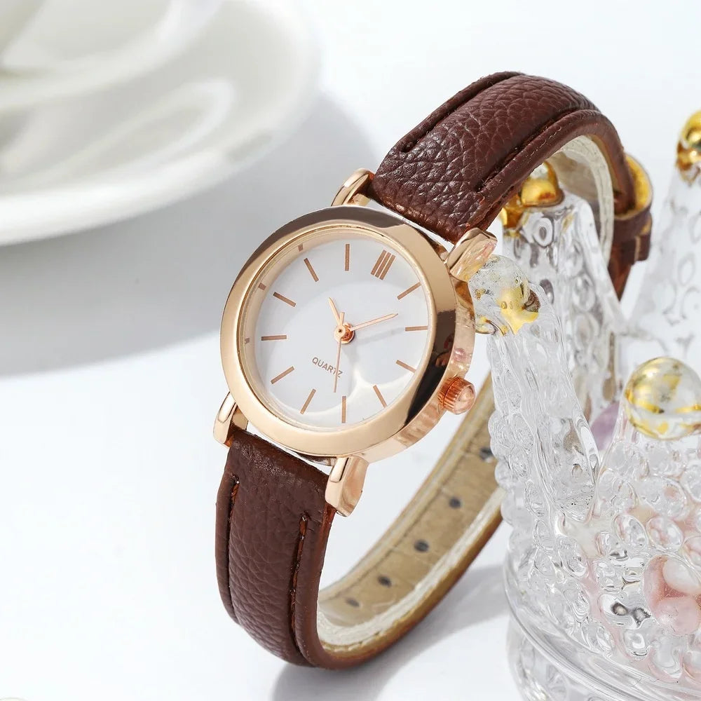 Reloj de Cuarzo para Mujer AAAMinimalist con Esfera Blanc...