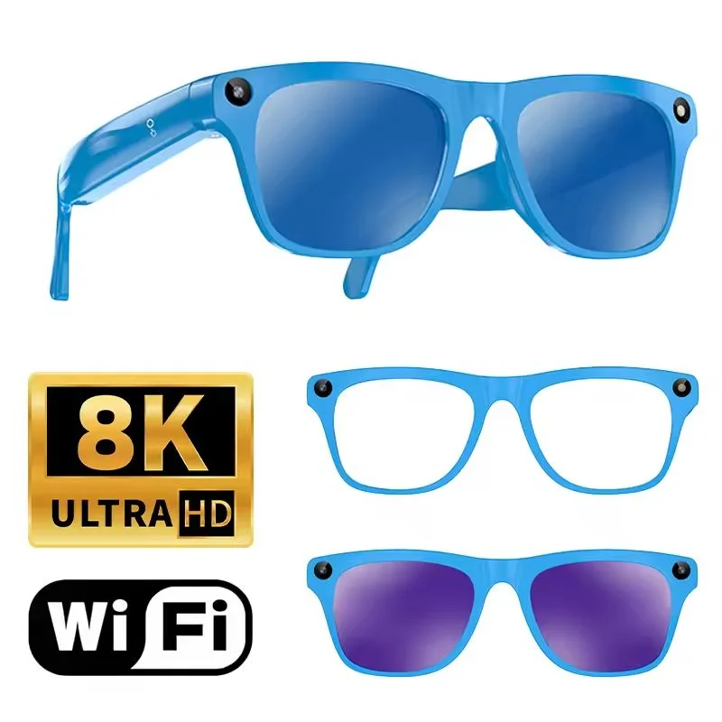 Nuevas Gafas Inteligentes con IA Mejoradas, Cámara de Gra...