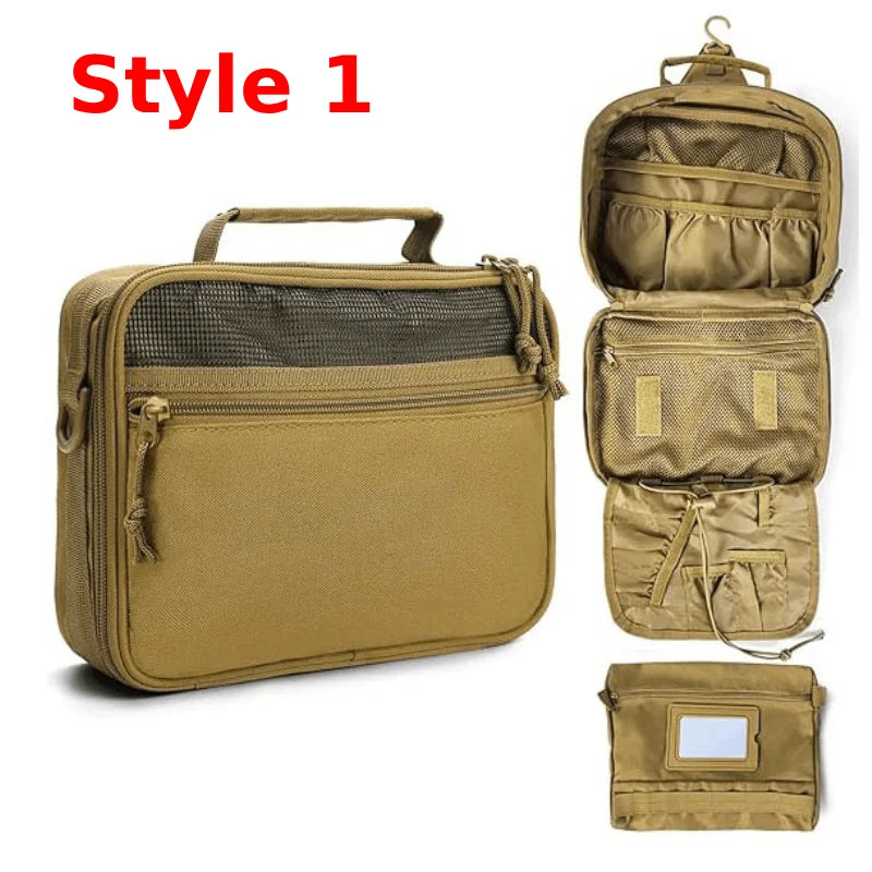 Bolsa de Aseo Táctica para Hombre, Organizador de Baño, B...
