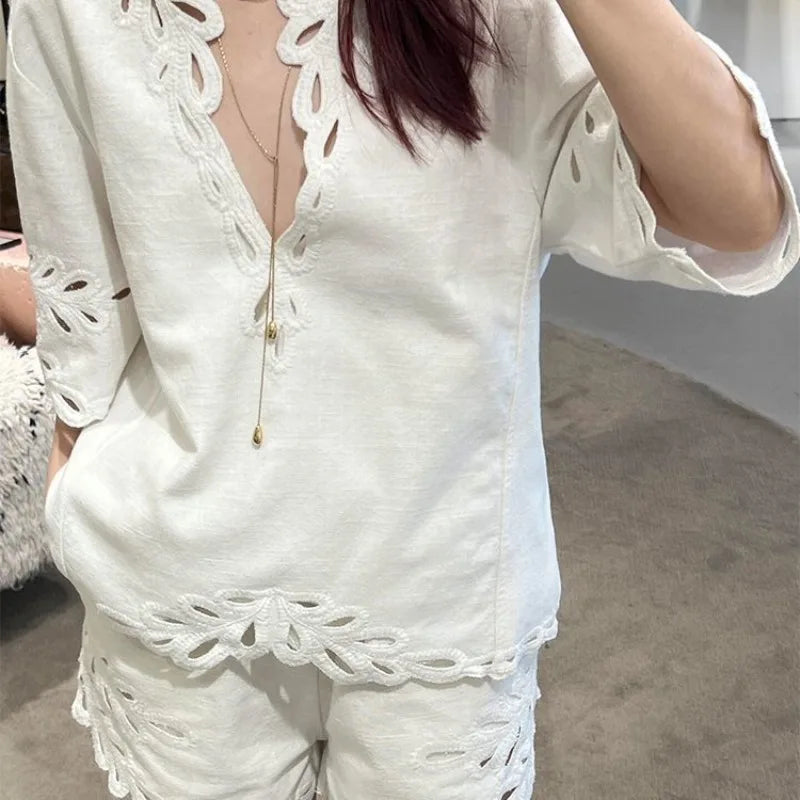 Nuevo diseño de moda, traje calado de verano para mujer, ...