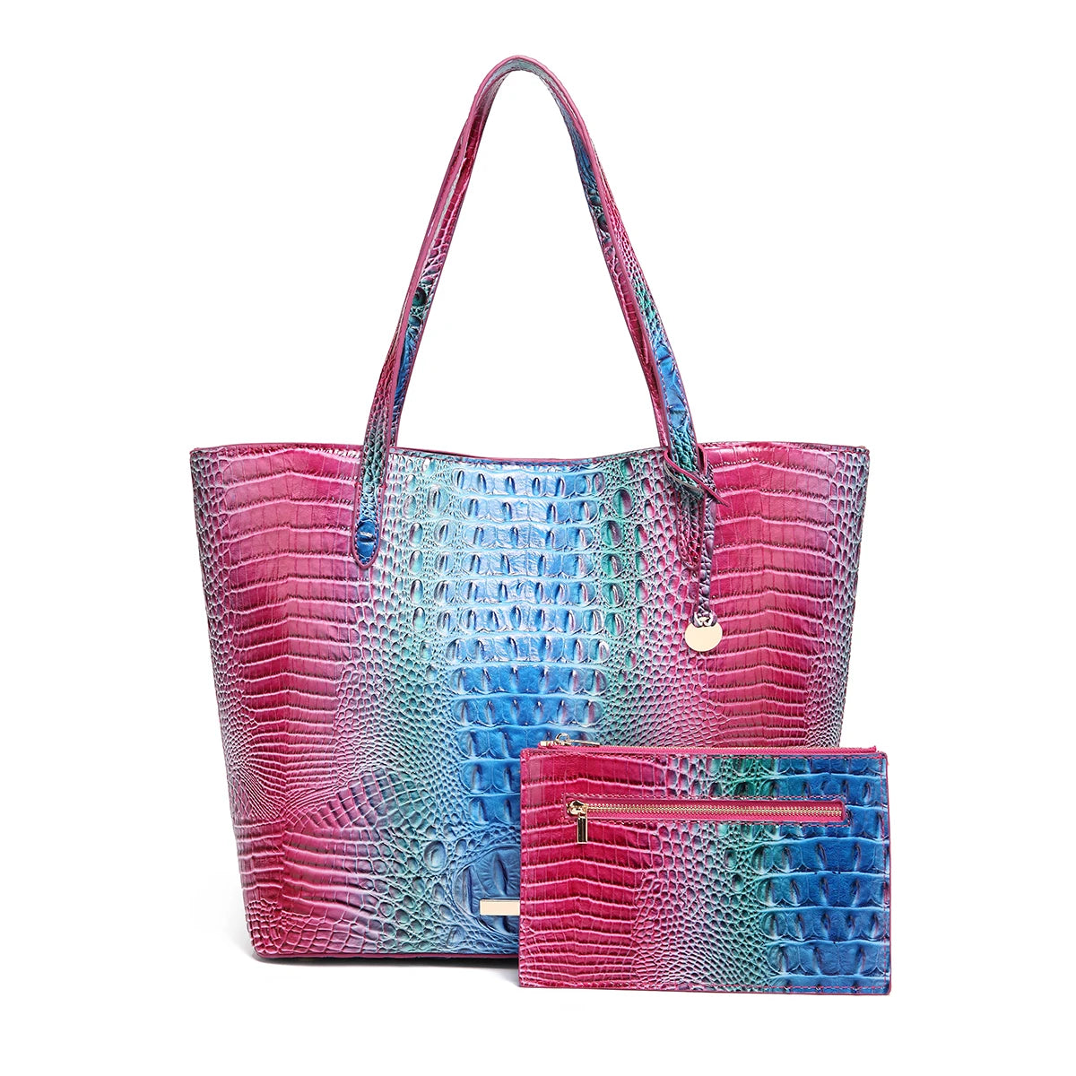 Conjunto de bolsos de mano con textura en relieve para mu...