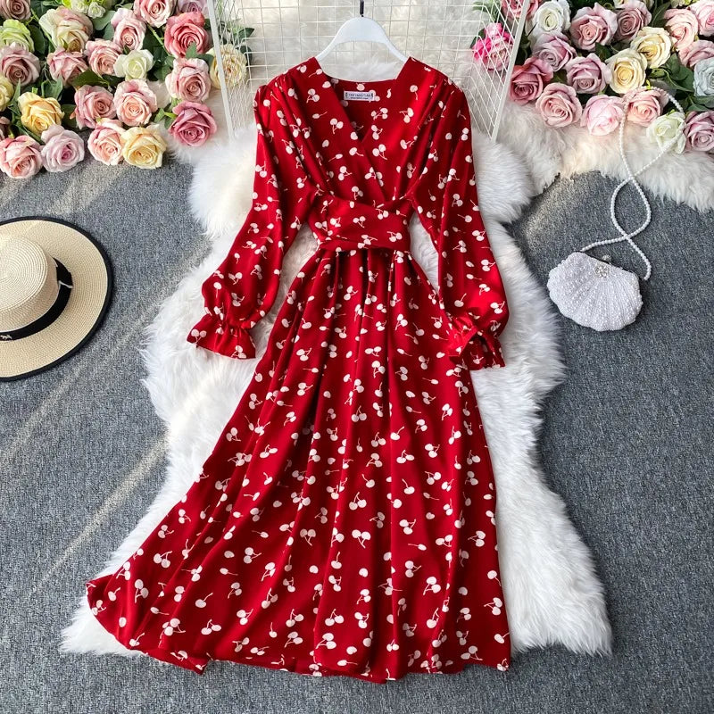 Vestido Largo de Mujer YuooMuoo, Moda Primavera 2026, Est...