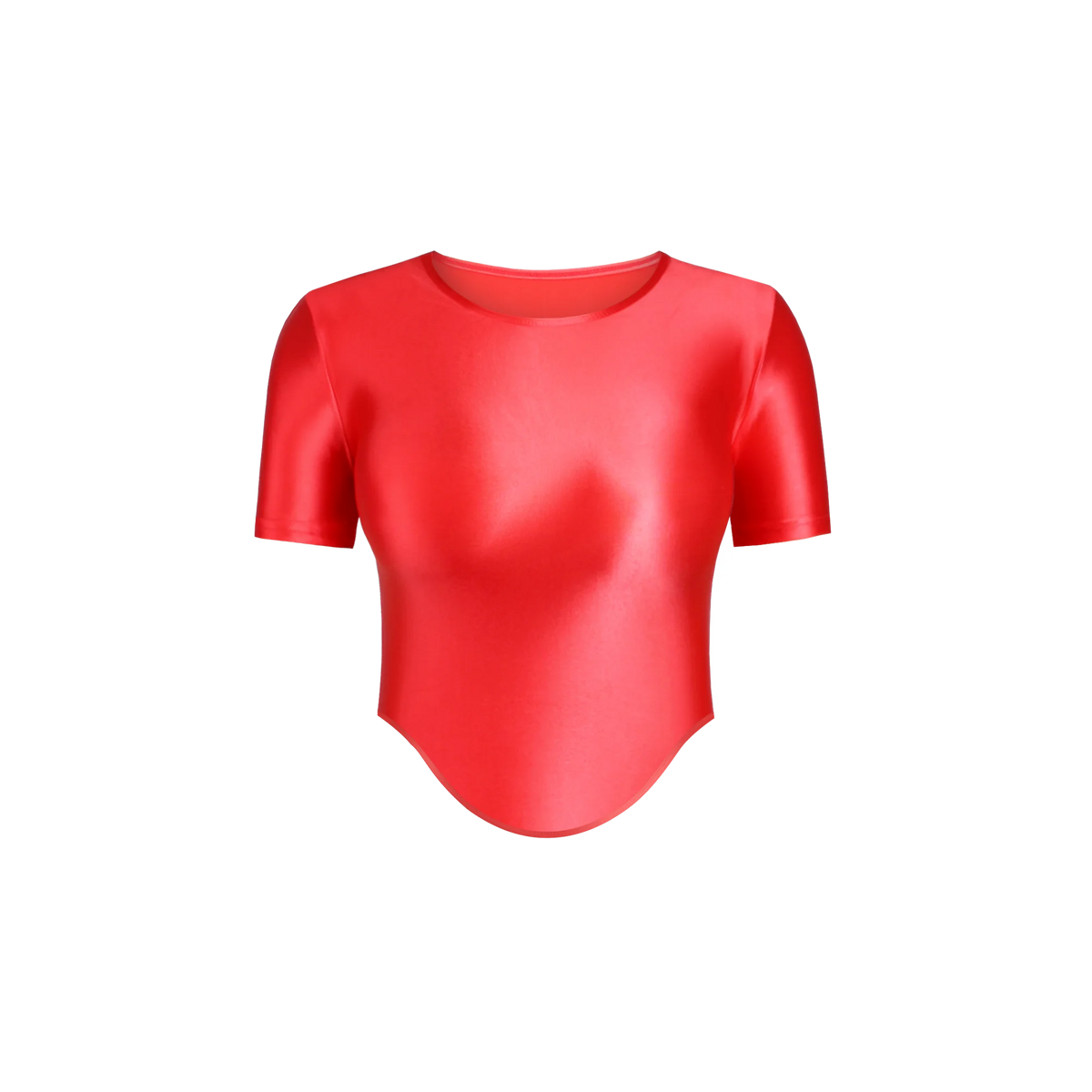 Camiseta elástica brillante y suave para mujer MJINM, cam...