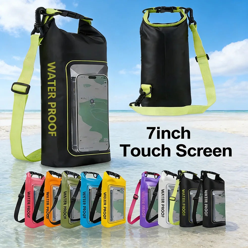 Bolsa Impermeable de PVC de 2L para Natación, con Pantall...