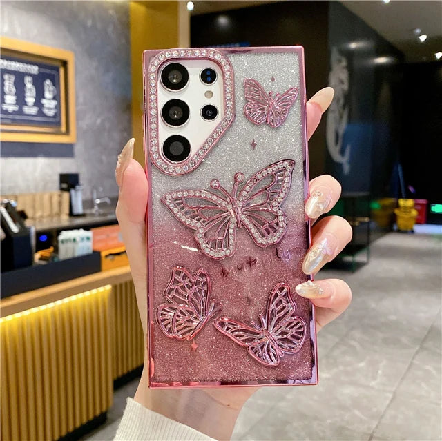 Samsung Galaxy S25 Ultra luxury rhinestone case with shiny, decorative design from Corporación Turística.