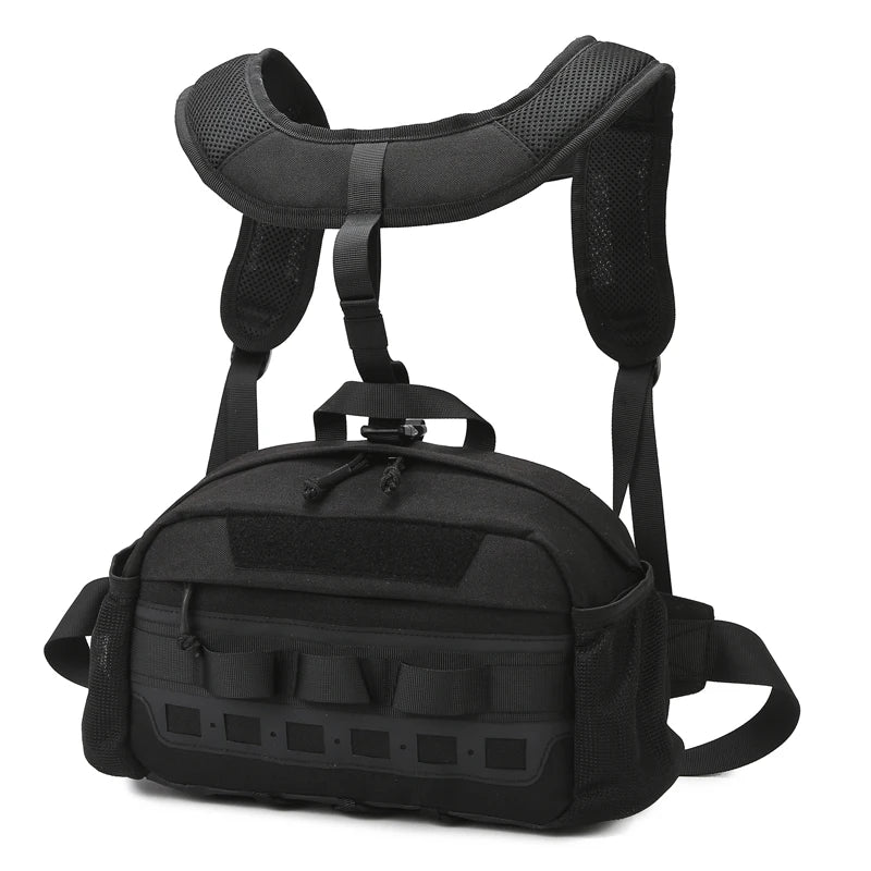 Chaleco de senderismo para hombre, mochila, bolsa de pech...