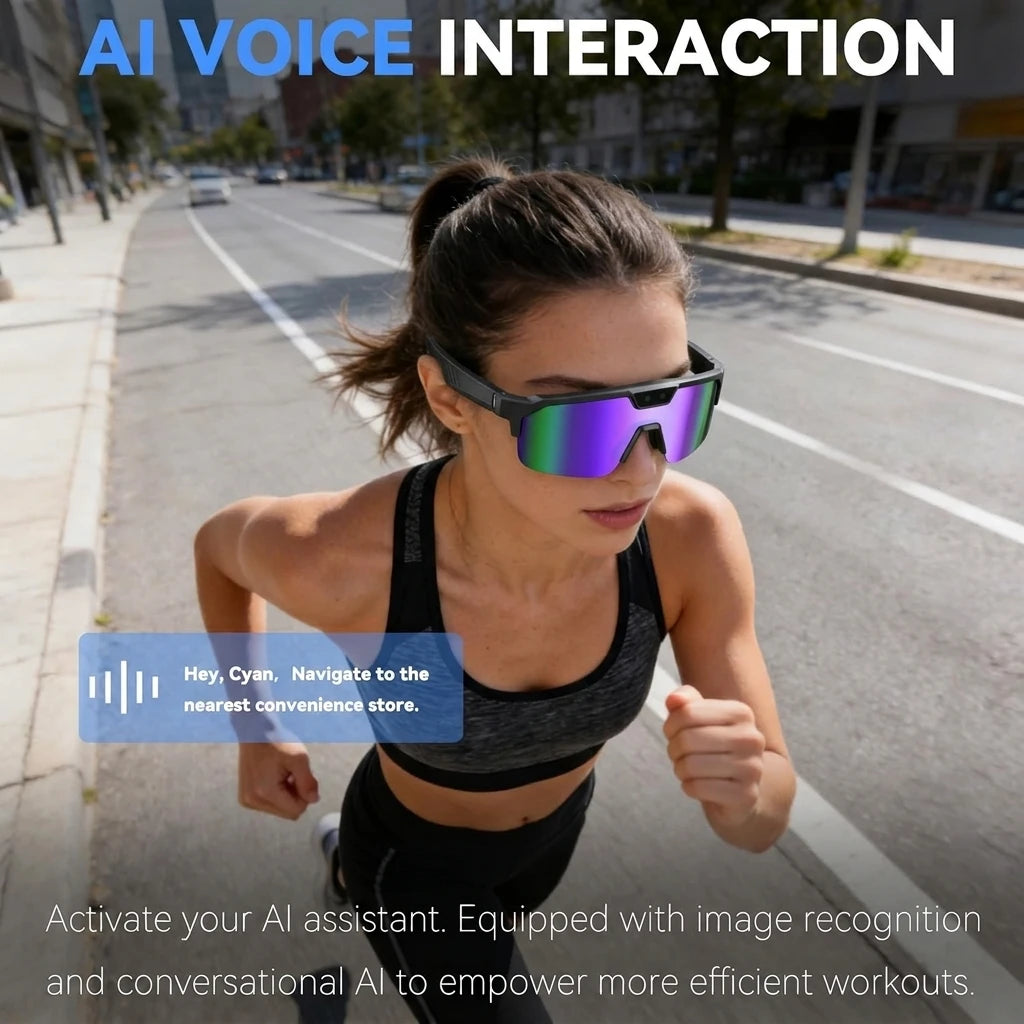 Nuevas Gafas Inteligentes con IA 2026, Cámara 1200P, 4K A...
