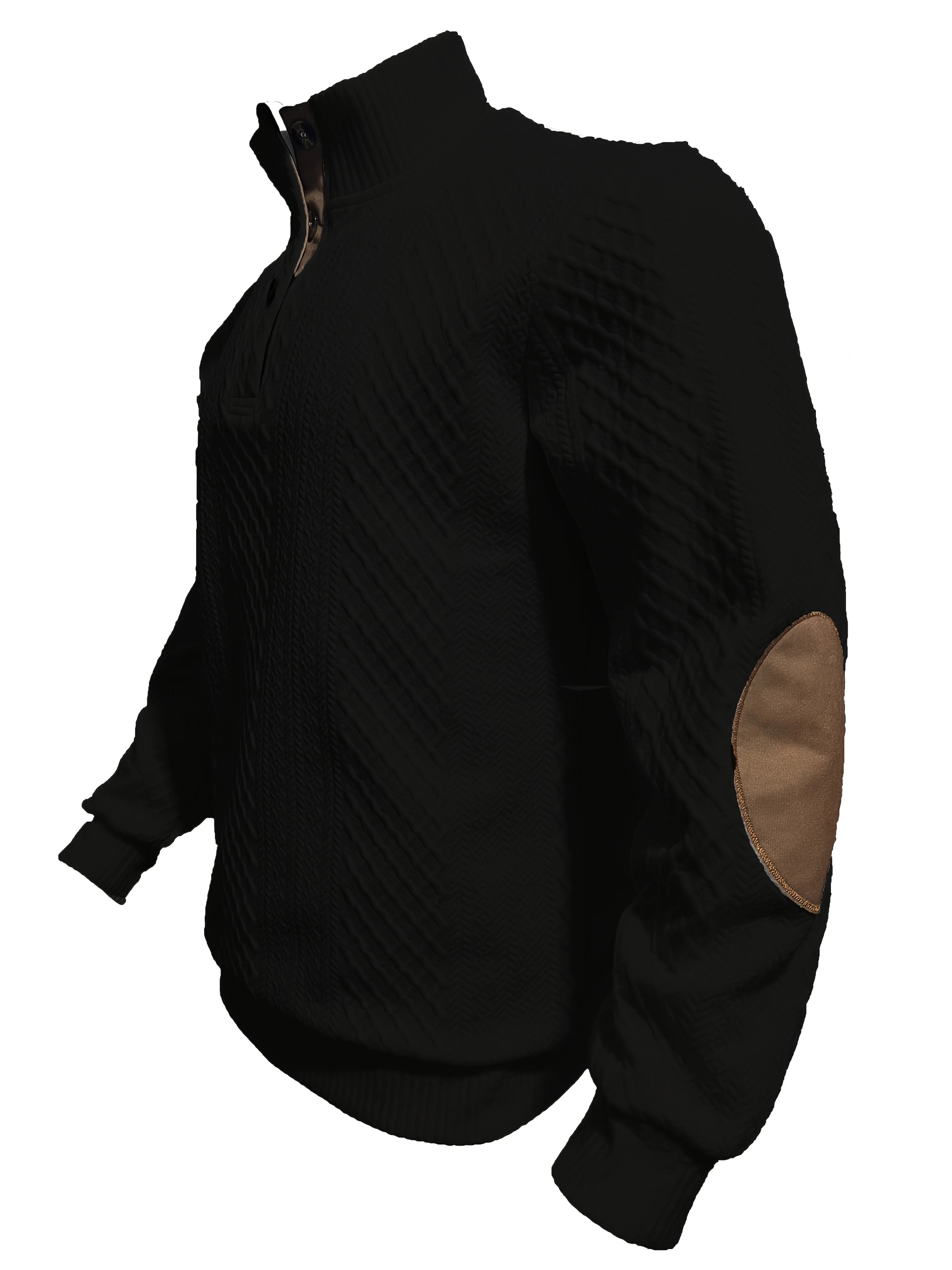 Suéter de Punto Hombre Cuello Alto Estampado Casual Otoño Invierno - Corporación Turística