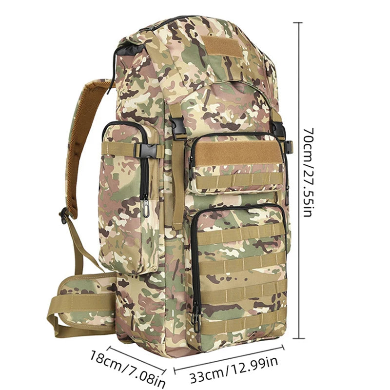 Mochila táctica para escalada, Camping, senderismo, cicli...