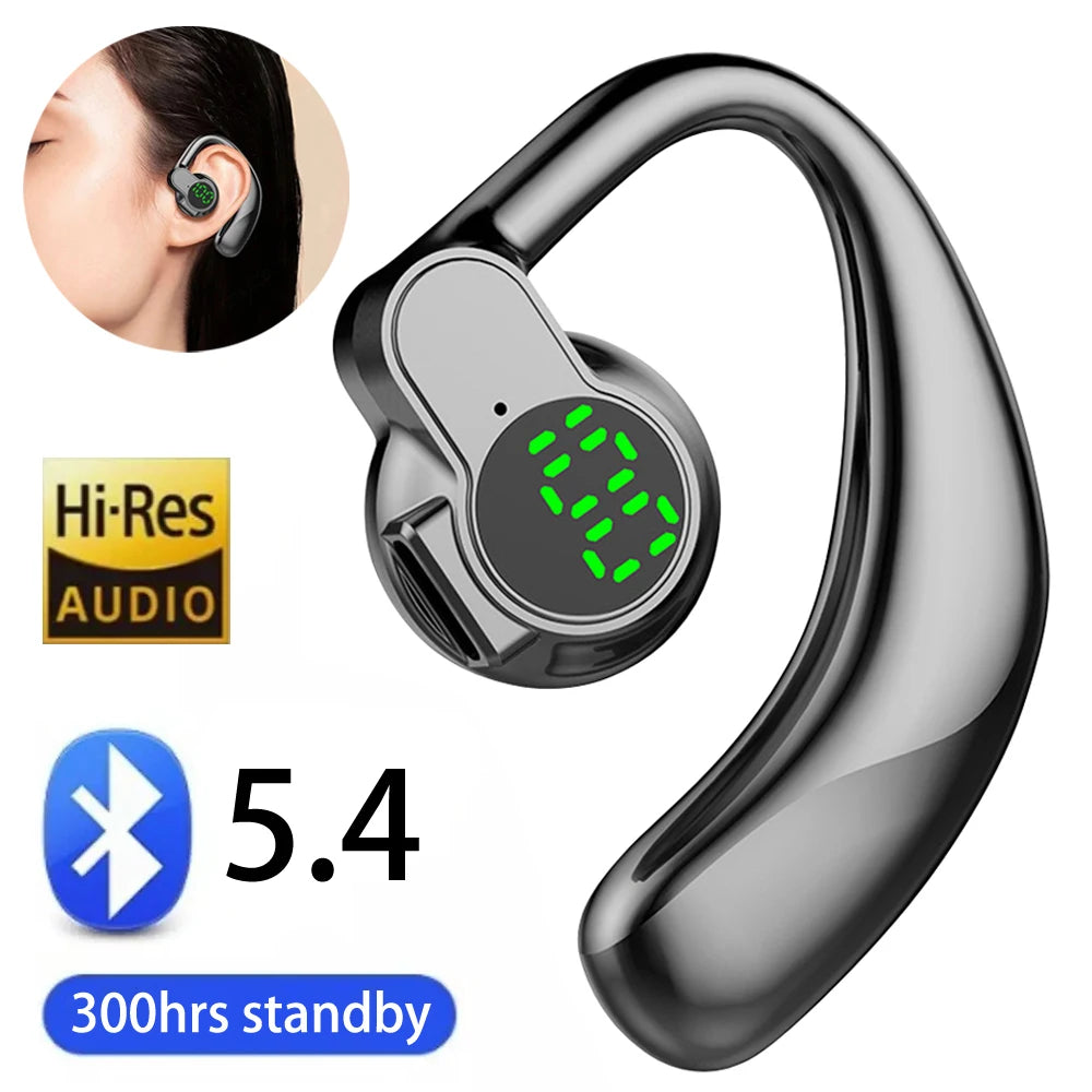 Auriculares Bluetooth Aideepen 5.4 - Inalámbricos Con Gancho Oreja