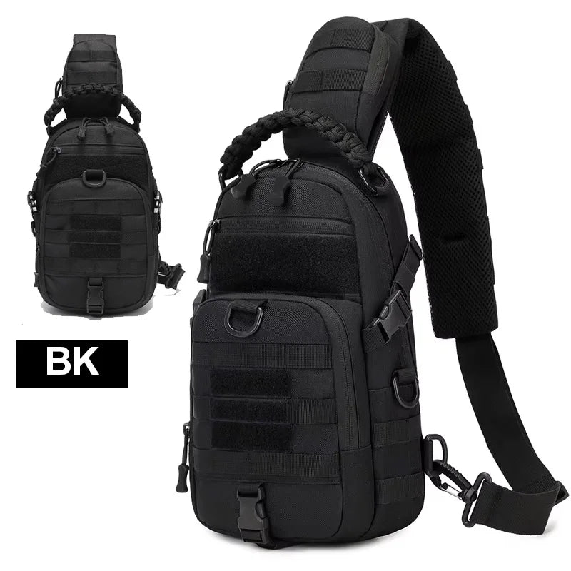 Bolsa de pecho para acampar para hombre, riñonera deporti...
