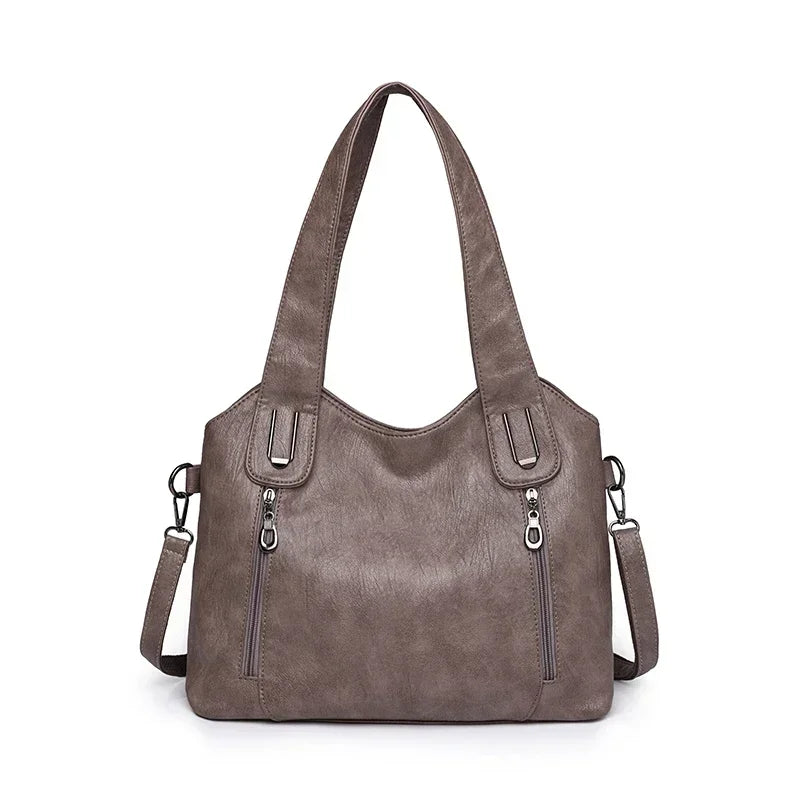 Fashionable solid color women's clutch bag from Corporación Turística, featuring a sleek, stylish design for everyday and evening use.