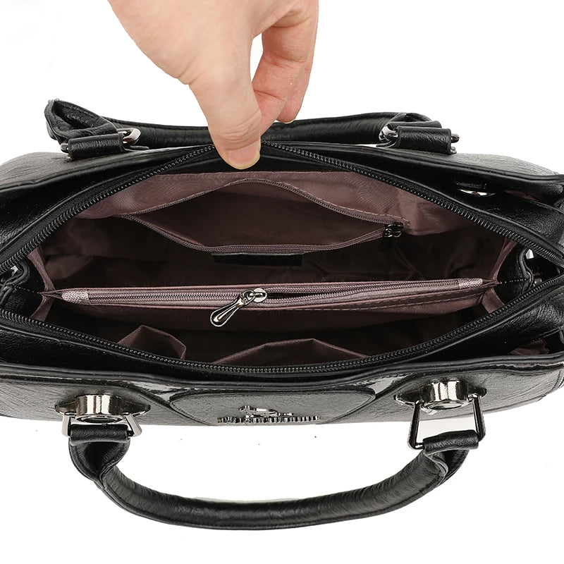 Luxury designer handbags for women featuring elegant styles and high-quality materials from Corporación Turística.