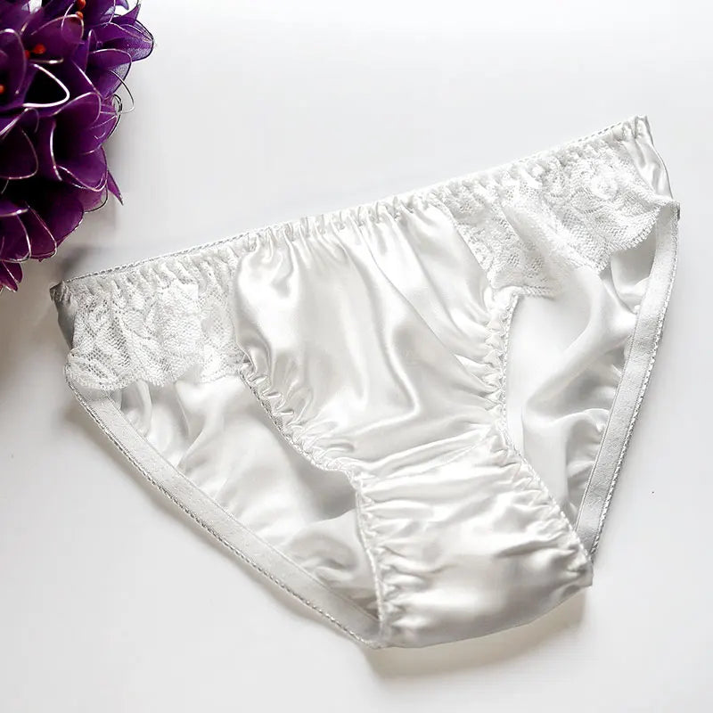 Silk mothery 100% silk women's underwear from Corporación Turística, soft and luxurious bragas in natural silk fabric.