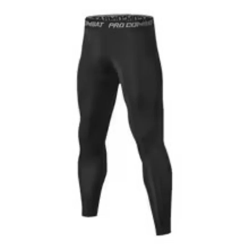 Men's compression shorts and leggings from Corporación Turística, stretchy athletic performance wear for active movement.