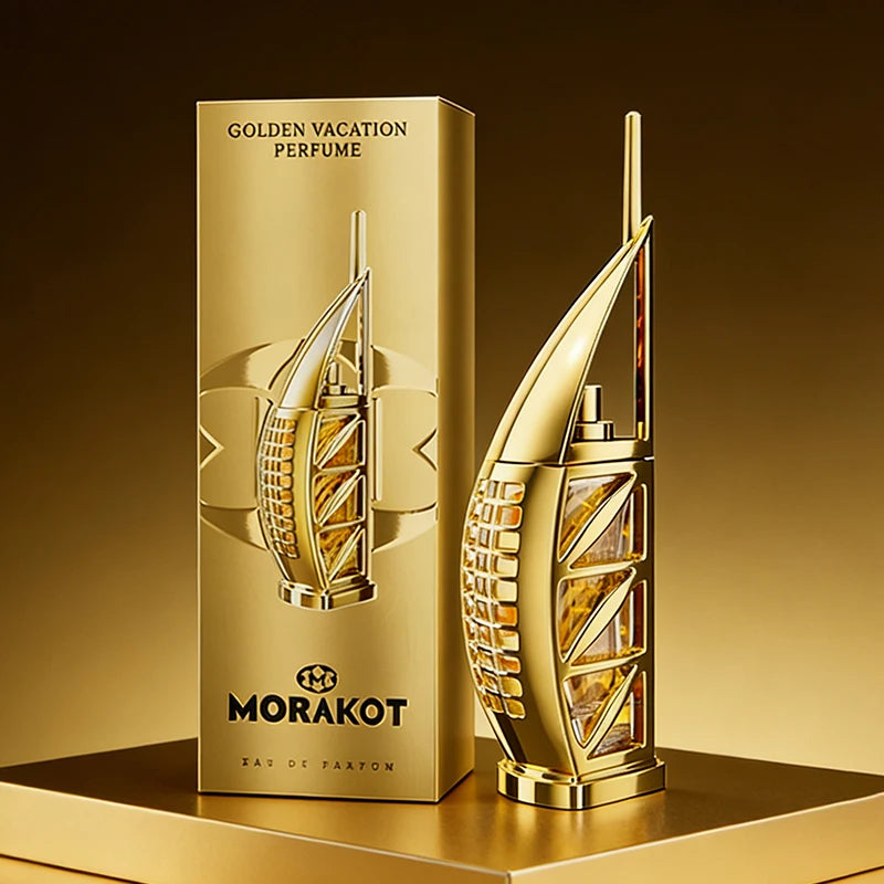 Perfume Unisex MORAKOT Golden Vacation, Larga Duración, 7...