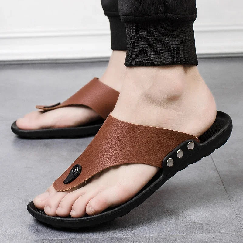YRZL Zapatillas de verano para hombre Chanclas para hombr...