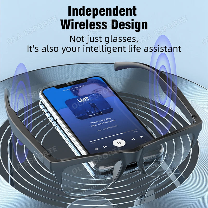 Gafas inteligentes con lentes que cambian de Color, asistente de voz, llamadas inalámbricas Bluetooth, cámara para deportes al aire libre, gafas de sol de moda Anti-UV, 2026