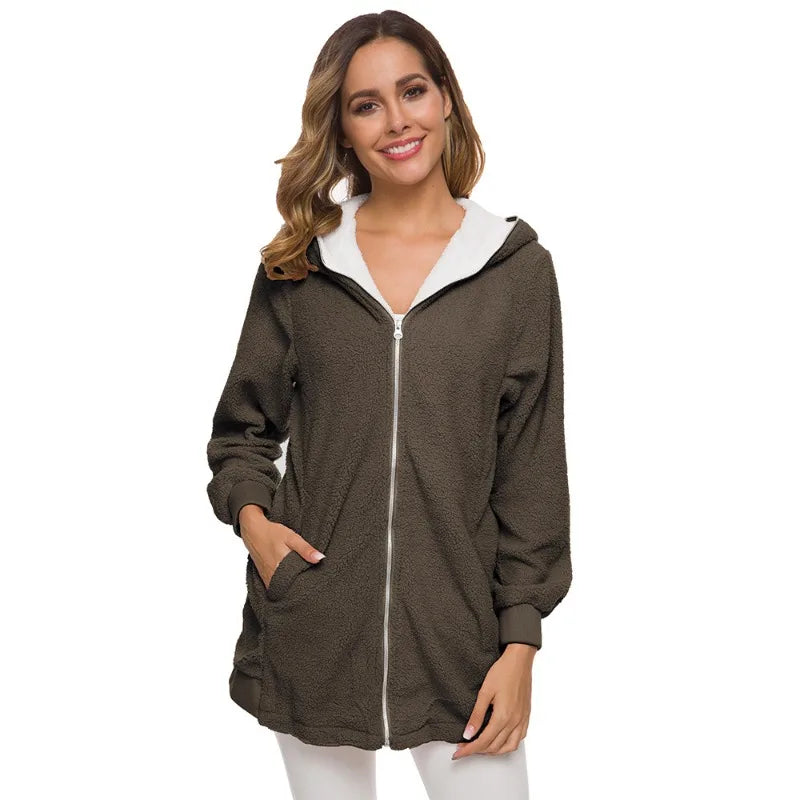 Cárdigans para mujer, chaqueta de piel sintética, jersey ...