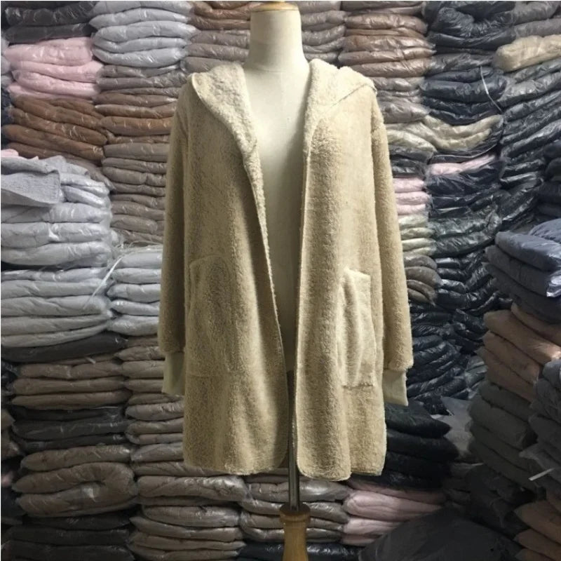 Sudadera de lana de 12 colores, cárdigans largos, Otoño I...