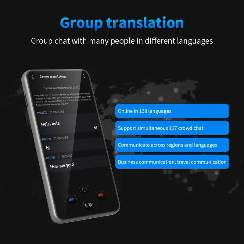 Dispositivo Traductor de Idiomas, Compatible con 138 Idio...