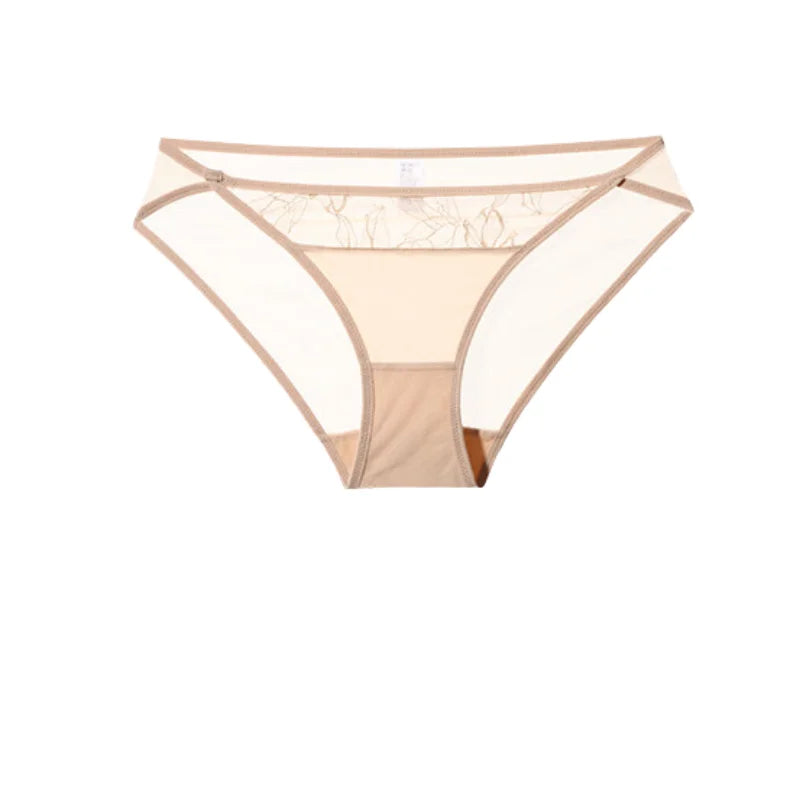Feminine lingerie set with triangular bra from Corporación Turística, featuring delicate lace details and matching panties.