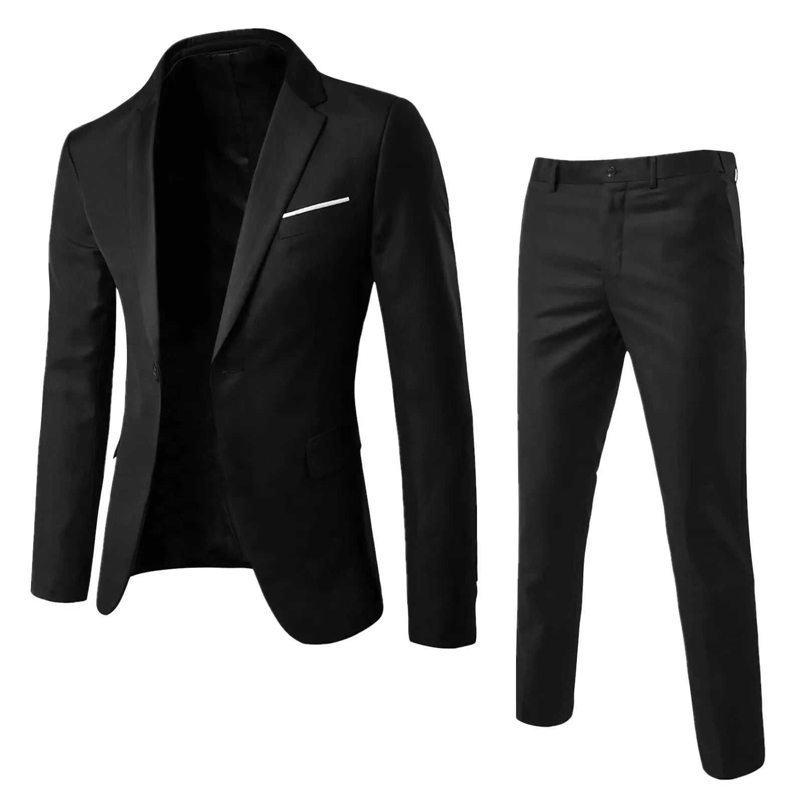 Traje de Negocios para Hombre, Traje Profesional de Dos P...
