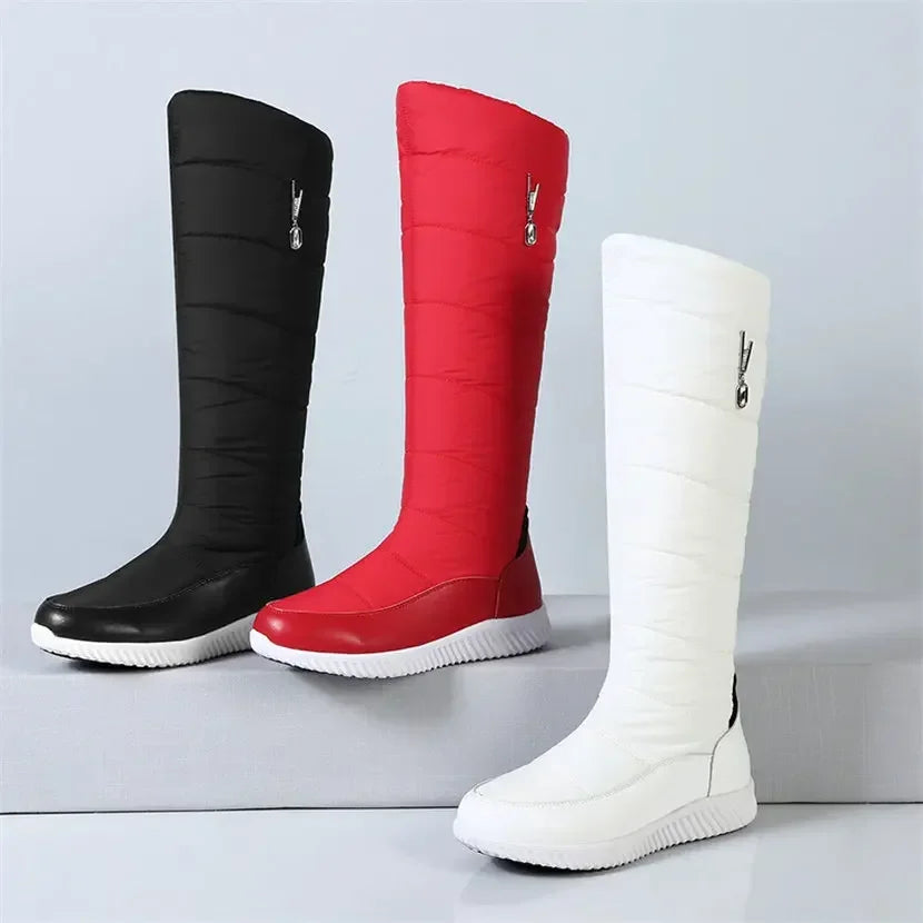 Botas de Nieve para Mujer 2026, Cálidas, de Felpa, Cuero ...