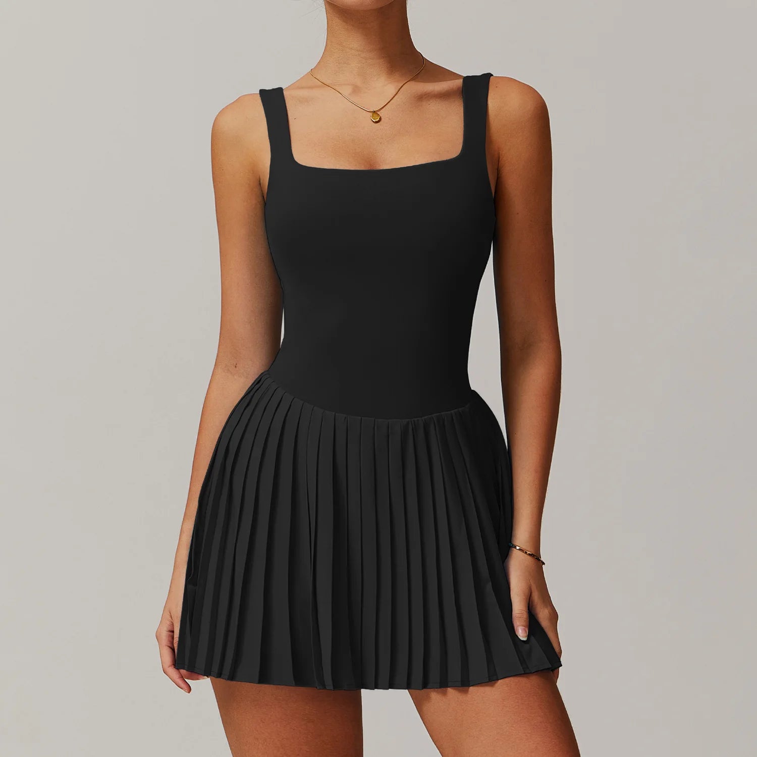Conjunto de Yoga, vestido de tenis desnudo, mono para muj...