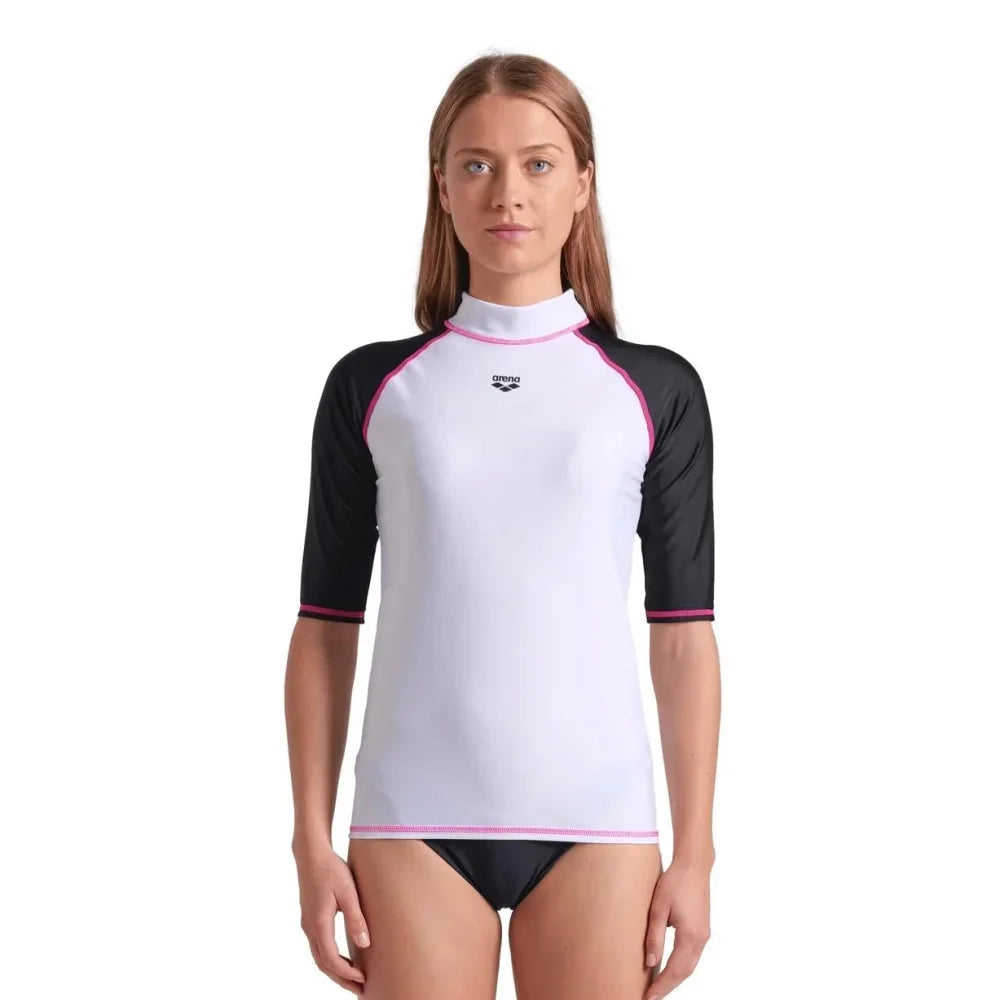 High-elasticity long sleeve women's T-shirt by Corporación Turística, shown in a comfortable fit with soft fabric.