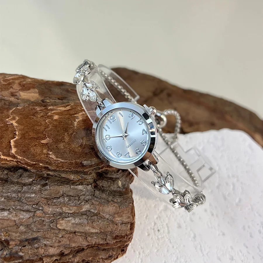 Elegante Reloj Pulsera Ajustable con Cordón de Cristal Mo...