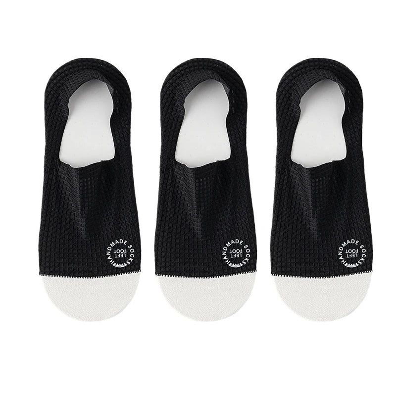 3 pares de calcetines invisibles para hombre, calcetines ...
