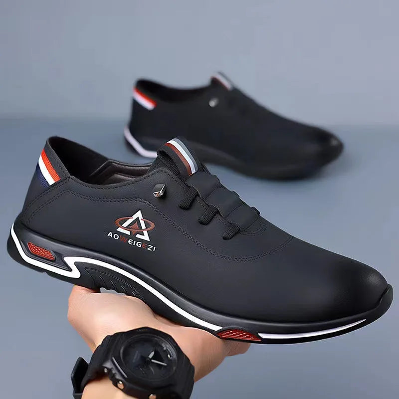 Zapatos Casuales de Cuero para Hombre, Suelas Suaves, Sup...