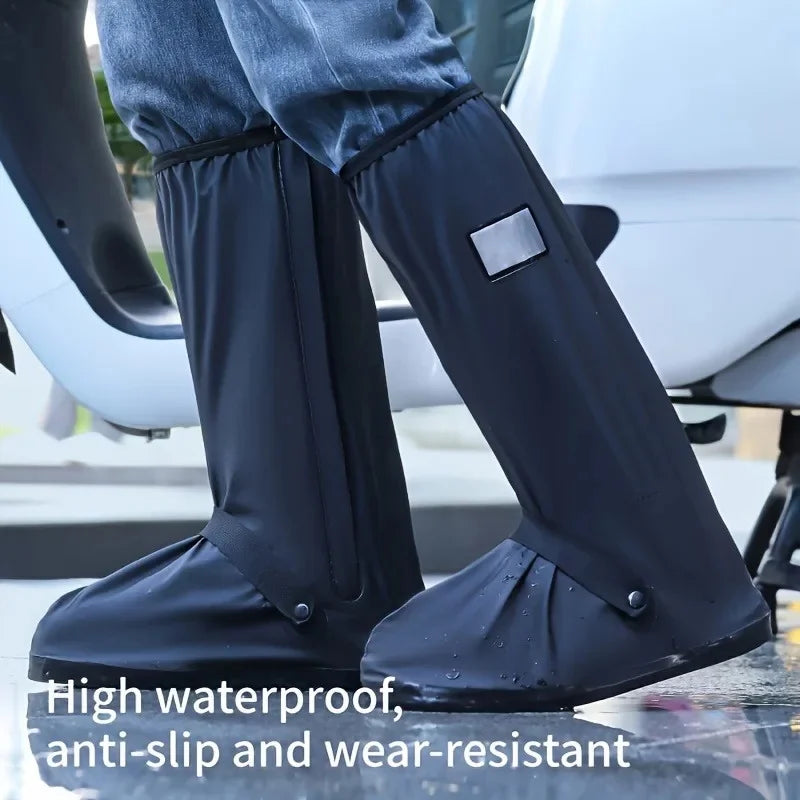 High waterproof high boots for rain by Corporación Turística, showing sturdy, protective footwear for wet weather conditions.