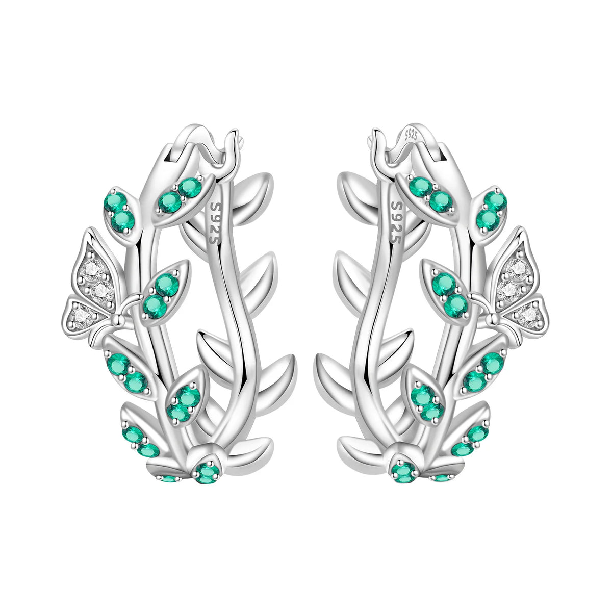 Orstarry Original Plata de Ley 925 pendientes de flor de ...