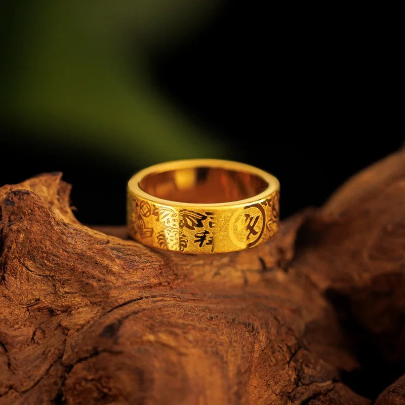 9999 Oro puro de 24 quilates, Ping An Joy, pareja de esti...