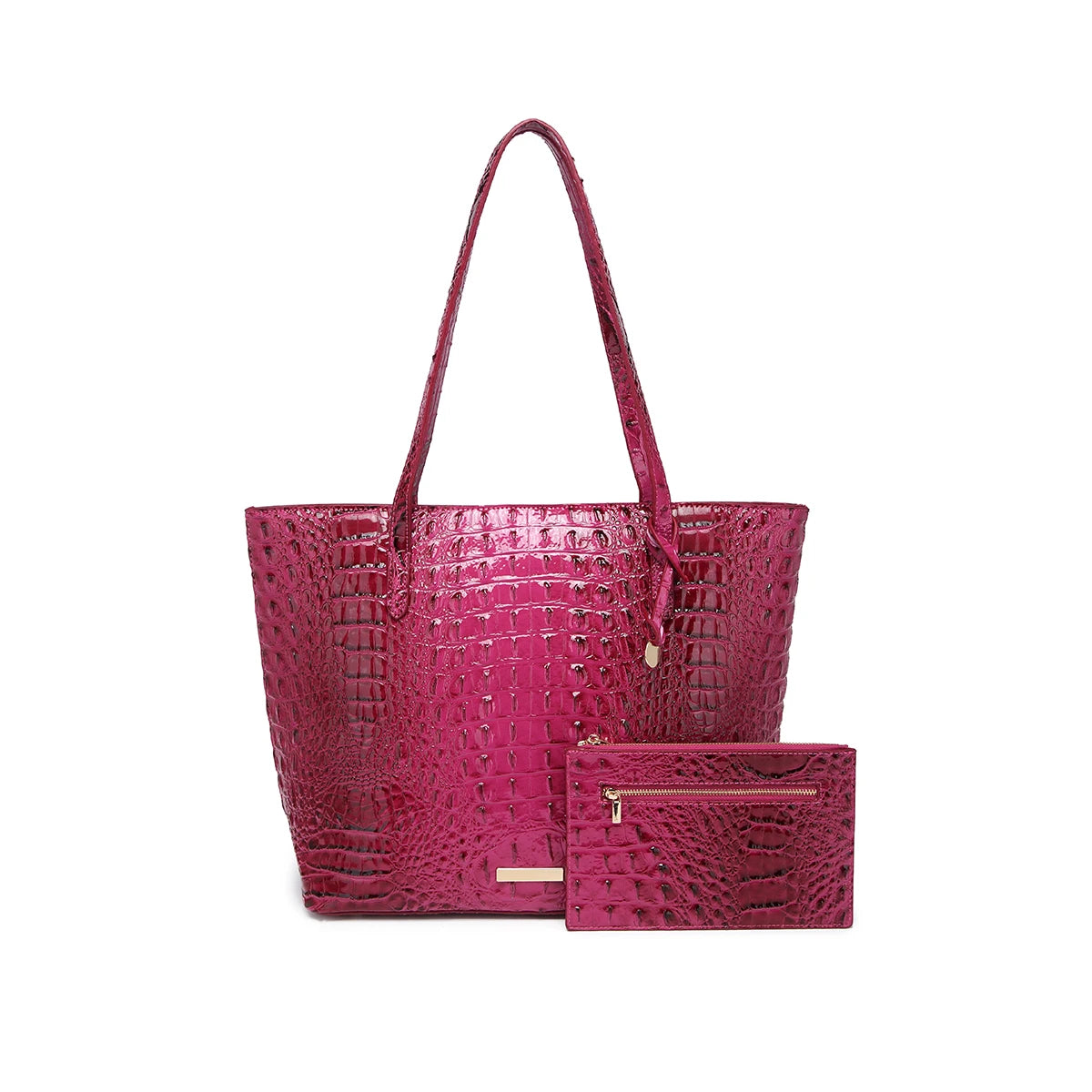 Conjunto de bolsos de mano con textura en relieve para mu...