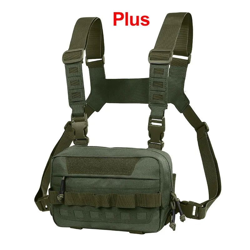 Chaleco Táctico de Campamento para Hombres, Mochila para ...