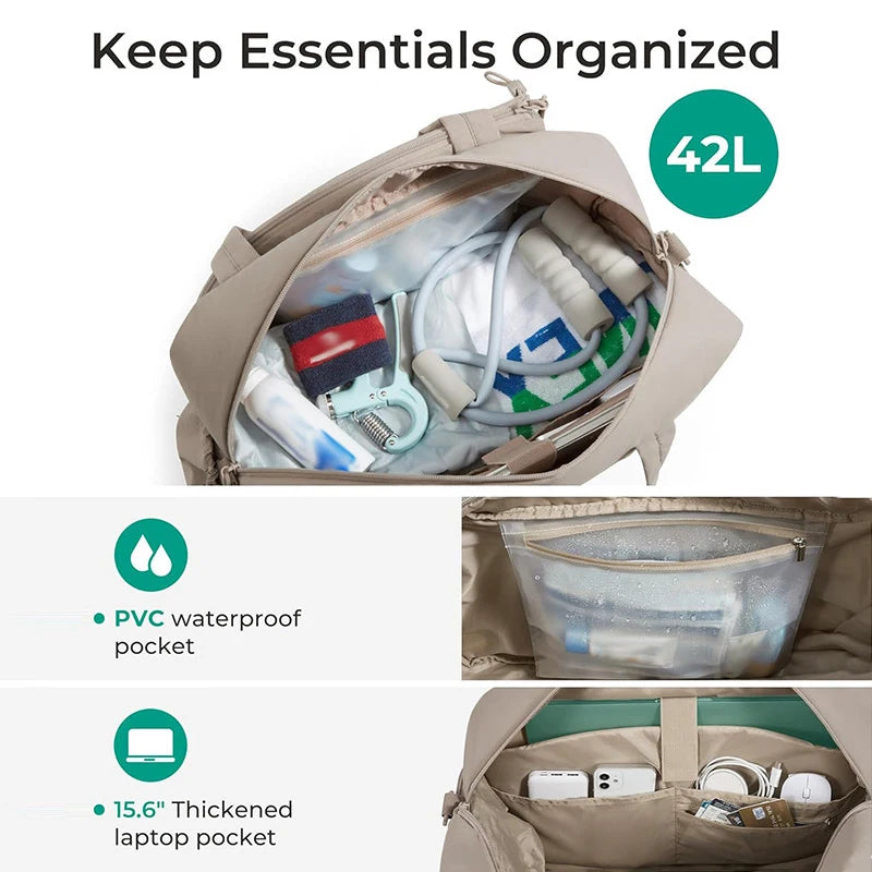 Bolsa para raquetas de tenis, bolsa de gimnasio para muje...