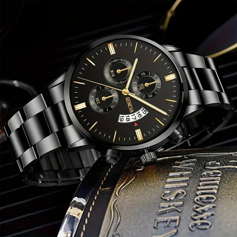 AAABC1pcs Elegante Reloj de Cuarzo y Conjunto de Pulsera ...